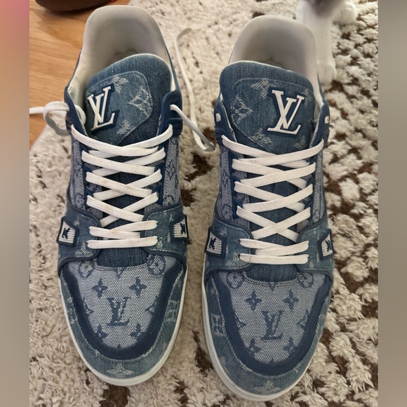 Men’s Louis Vuitton trainers low denim sneaker - Picture 11 of 11